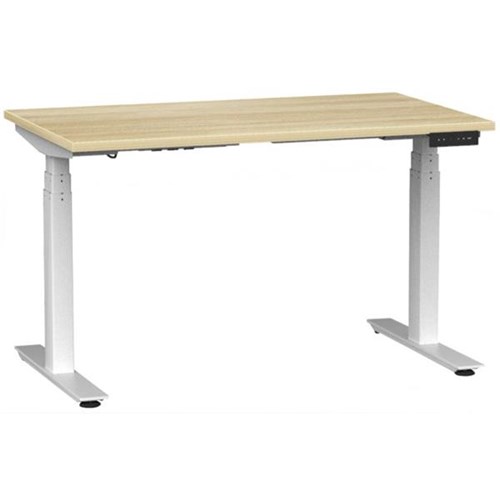 1200x700mm Atlantic Oak Top/White Frame