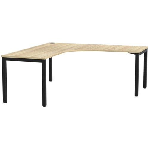 Atlantic Oak Top/Black Frame