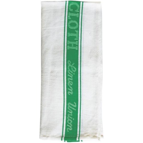 Union Glass Linen Tea Towel Clean Green