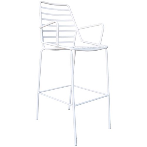 Link Bar Stool 750mm White