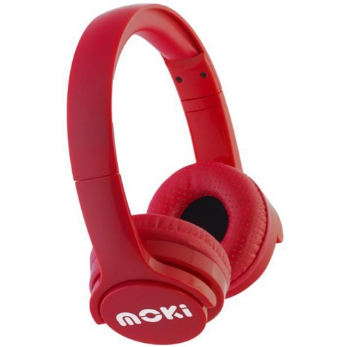 Moki Brites Wireless Headphones Red