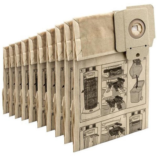 Karcher CV38/1 Vacuum Filter Bags Paper, Pack of 10