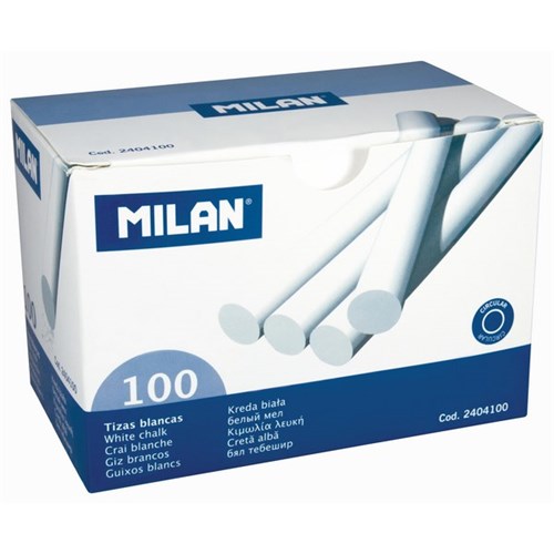 Milan Chalk White, Box of 100