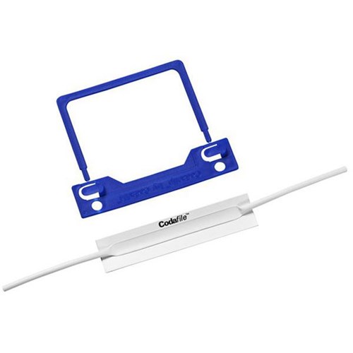 Codafile 3 Piece Clip Fastener 238021 Blue, Pack of 10