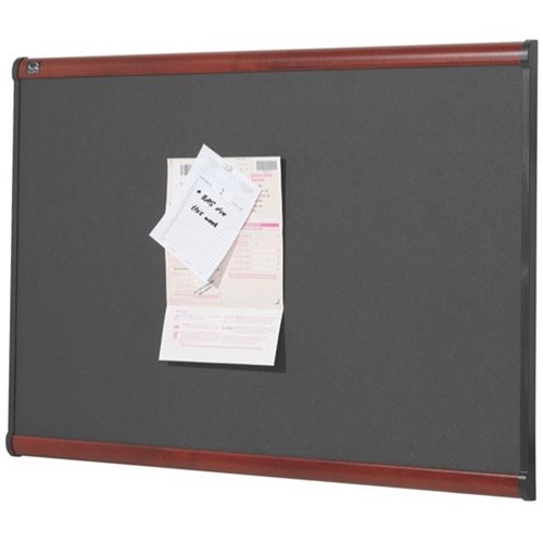 Quartet Prestige 600 x 900mm Bulletin Noticeboard Grey Diamond