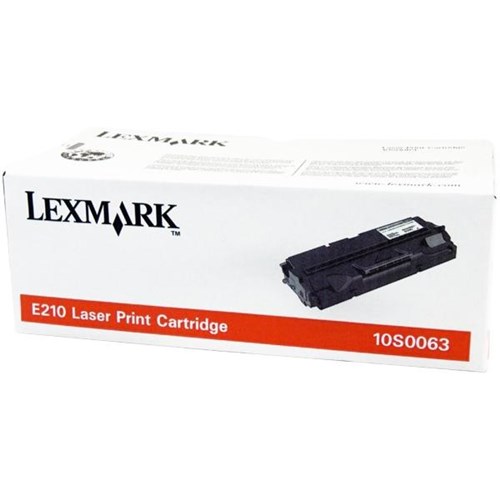 Lexmark 10S0063 Black Laser Toner Cartridge
