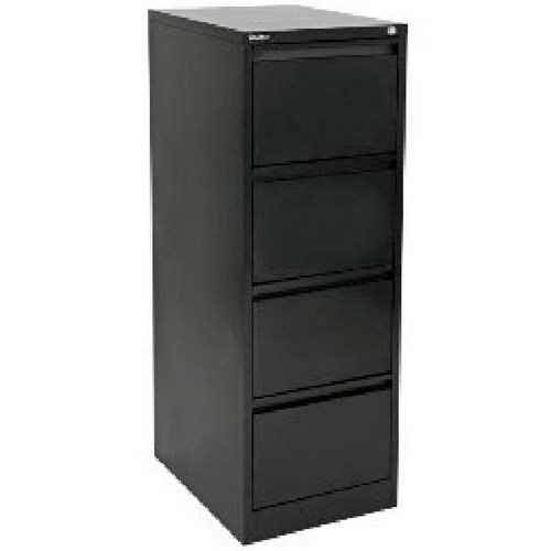 Proceed Commercial Filing Cabinet 4 Drawer Black
