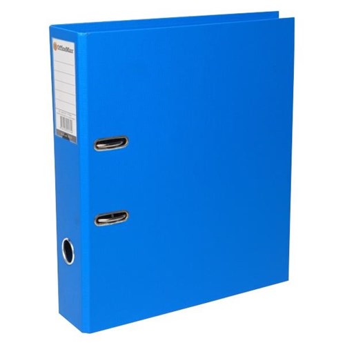 OfficeMax Lever Arch File A4 Polypropylene Coated Blue