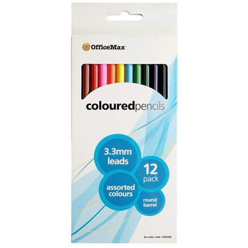 OfficeMax Coloured Pencils, Pack of 12