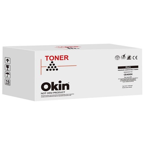 Okin Laser Toner Cartridge Compatible HP CE400X & CE250X Black