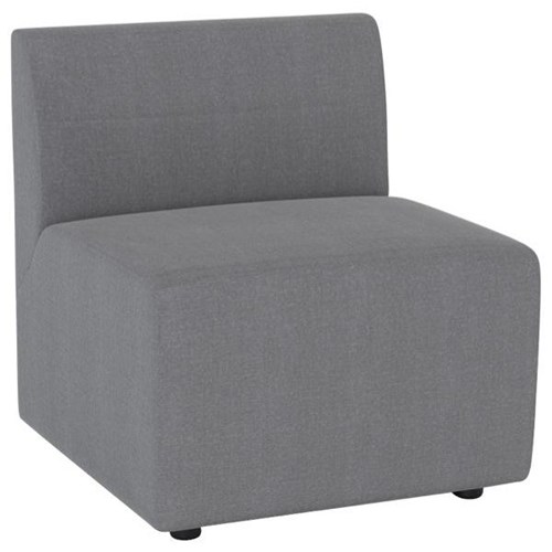 Conexion Cube Ottoman Backrest Granite Grey