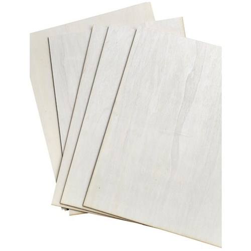 Genesis Poplar Laser Cutter Plywood 600x400x3mm, Pack of 12