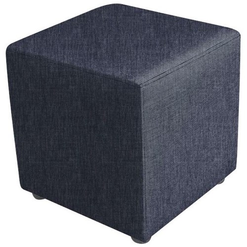 Ottoman Cube 420mm Keylargo Fabric/Navy