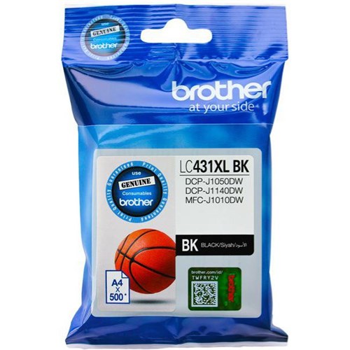 Brother LC431XLBK Black Ink Cartridge High Yield
