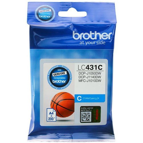 Brother LC431C Cyan Ink Cartridge