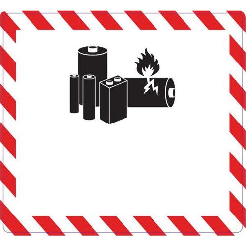 IATA Lithium Battery Mark Label 110x120mm, Roll of 500