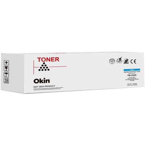 Okin Laser Toner Cartridge Compatible TN233C Cyan