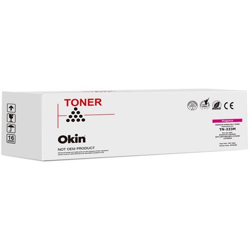 Okin Laser Toner Cartridge Compatible TN233M Magenta