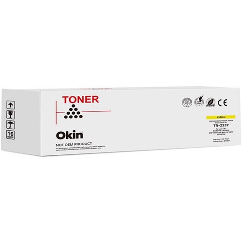 Okin Laser Toner Cartridge Compatible TN233Y Yellow