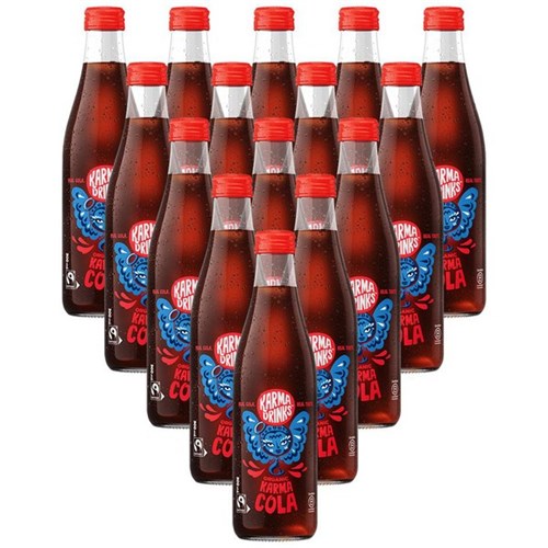 Karma Drinks Cola 300ml, Pack of 15