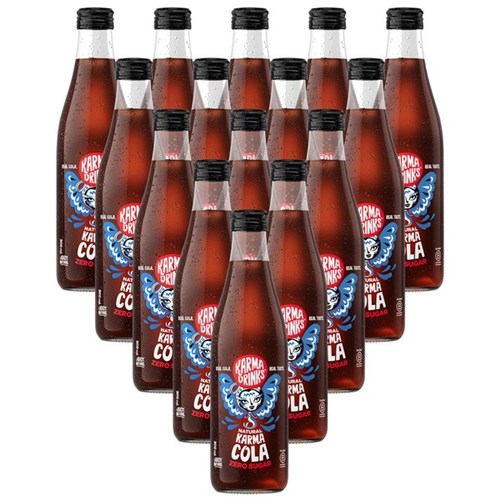 Karma Drinks Cola Sugar Free 300ml, Pack of 15