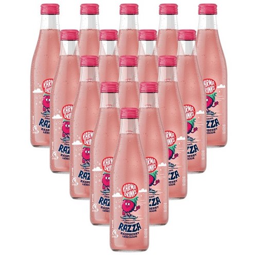 Karma Drinks Razza Raspberry Lemonade 300ml, Pack of 15