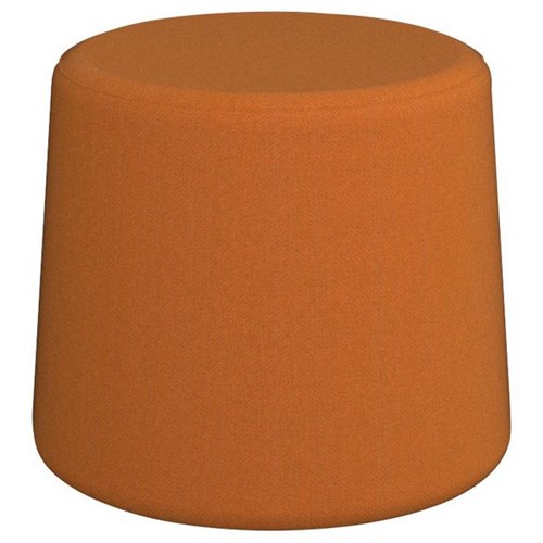 Otto Ottoman Stool Splice Fabric/Orange