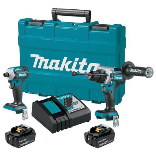 Makita LXT 18V Brushless Hammer Drill Driver & Impact Driver 2 Piece Kit