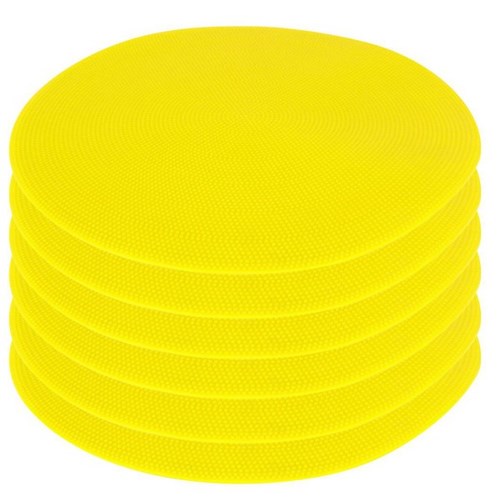Sport Spot Markers 250mm Yellow, Set of 6