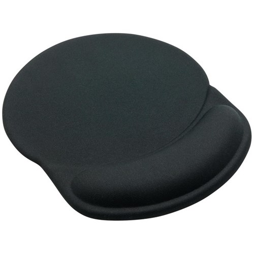 OfficeMax Mouse Pad & Wrist Rest Black