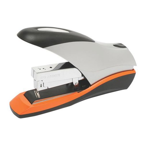 Rexel Optima 70 Full Strip Stapler Low Force 70 Sheet Orange/Silver