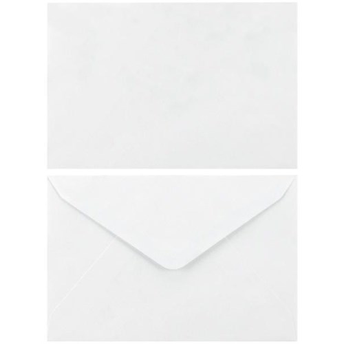 Croxley Card Envelopes 127x194mm White 133086, Box of 250
