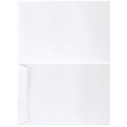 Croxley E35 Pocket Envelopes Tropical Seal White 133306, Box of 250