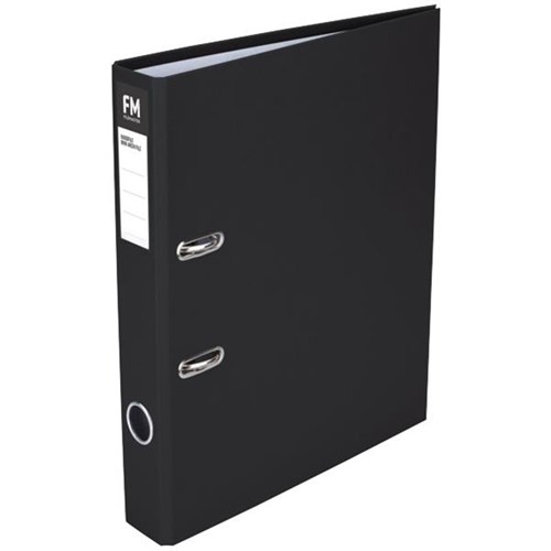 FM Radofile Mini Lever Arch File Foolscap Black