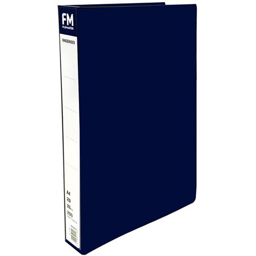 FM Trunkboard Ringbinder 2 Ring A4 26mm Blue