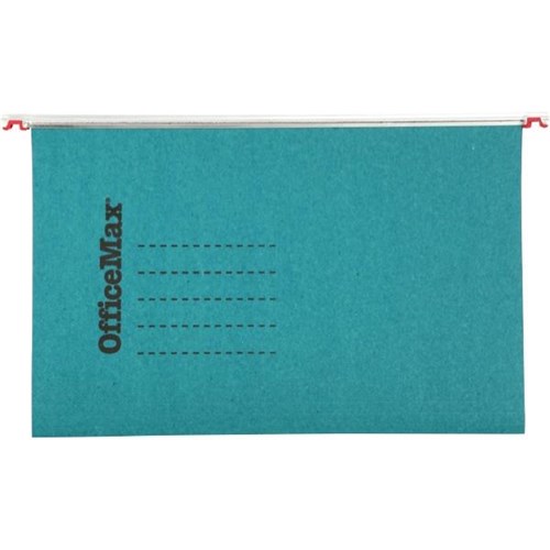 OfficeMax Suspension File Foolscap Blue, Pack of 10
