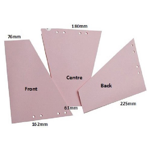 Triangle Divider Pink, Pack of 300