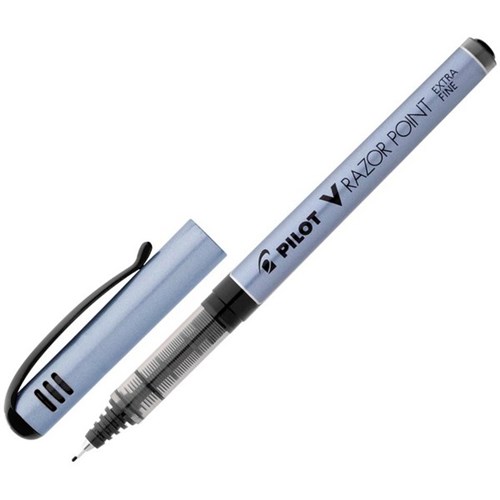 Pilot V Razor Point Black Pen 0.8mm Extra Fine Tip