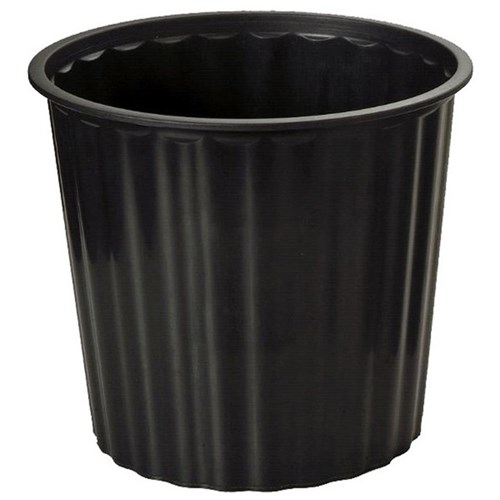Plastic Rubbish Bin 13L 300mm Black