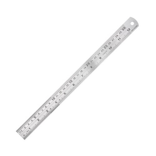 Steel Ruler Metric/Imperial 30cm