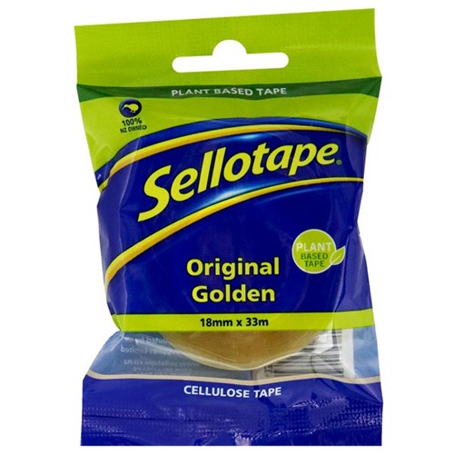 Sellotape 1100 Cellulose Tape 18mm x 33m Clear