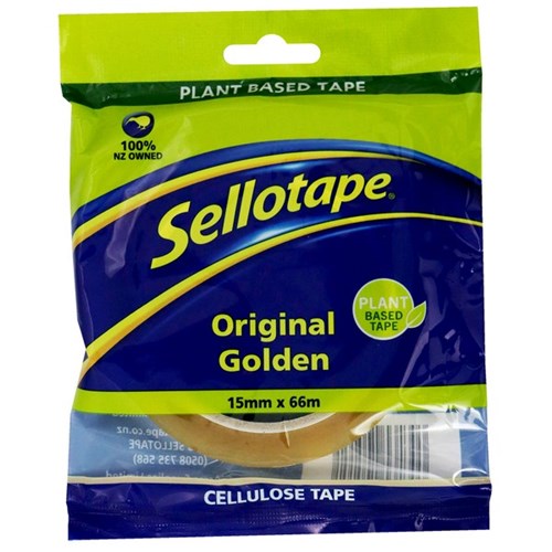 Sellotape 1105 Cellulose Tape 15mm x 66m Clear