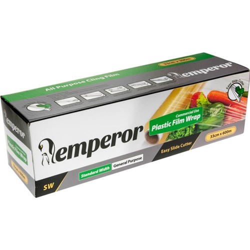 Emperor Plastic Cling Film Wrap With Dispenser 330mm x 600m