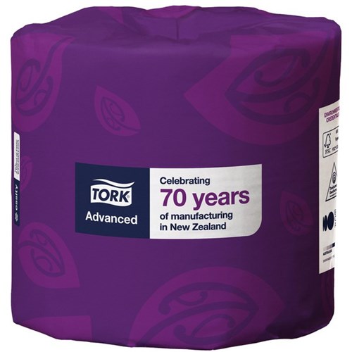 Tork Soft T4 Advanced Toilet Tissue Individually Wrapped 2 Ply 400 Sheet 0000234, Carton of 48 Rolls