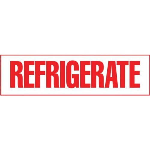 Shipping Label Refrigerate 30x127mm, Box of 250