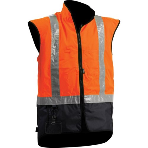 3XL Orange & Navy