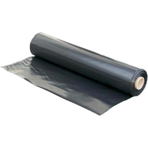 Poly Sheeting Roll Centre Fold 2m x 100m 80 Micron Black