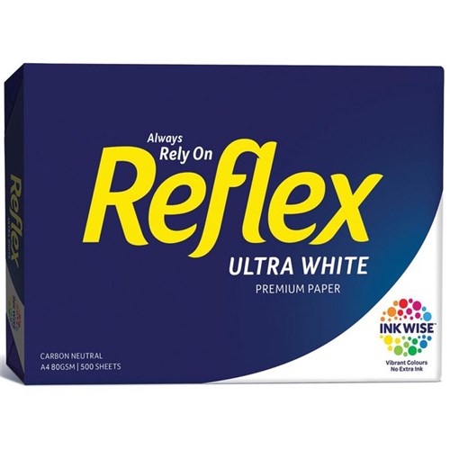 Reflex Ultra A5 80gsm White Copy Paper, Pack of 500