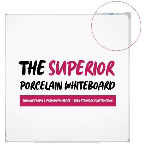 Boyd  Clarity Porcelain Whiteboard Magnetic 1200 x 1200mm