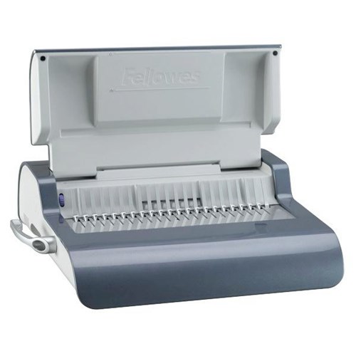 Fellowes Quasar-E 500 Electric Plastic Comb Binding Machine Medium Duty